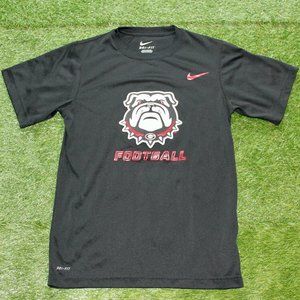 Nike Dri-Fit Georgia Bulldogs Boys Large Black Short Sleeve T-Shirt